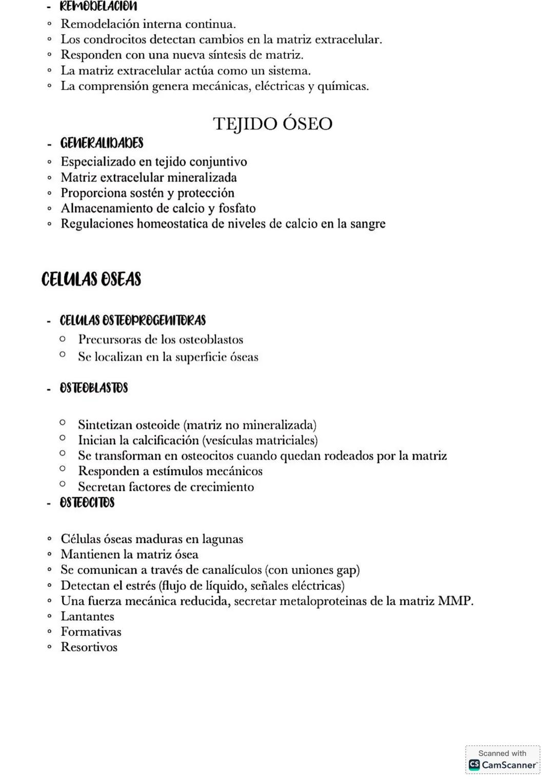 # TEJIDO OSED Y CARTILAGINOSO
CARTILAGO
- FUNCIONES
⚫ resistencia y presion osmotica
⚫ permite difunsion de pequeños metabolitos.