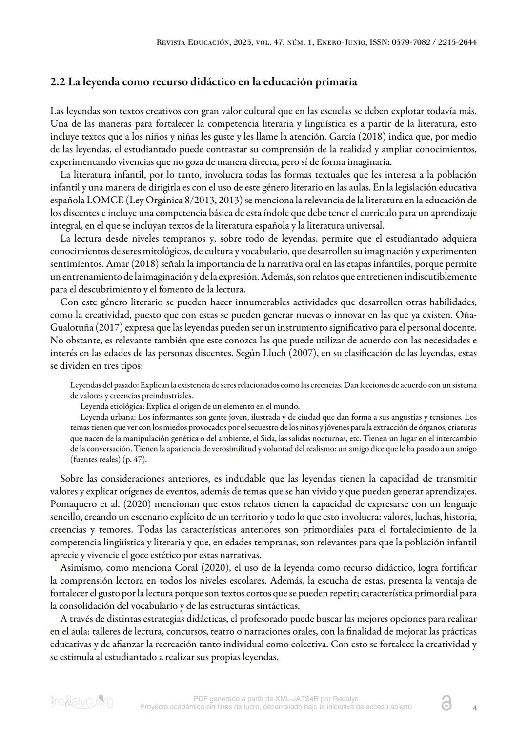REVISTA
EDUCACIÓN
Revista Educación
ISSN: 0379-7082
ISSN: 2215-2644
revedu@gmail.com
Universidad de Costa Rica
Costa Rica
Beneficios de la
