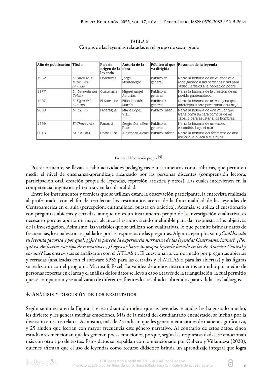 REVISTA
EDUCACIÓN
Revista Educación
ISSN: 0379-7082
ISSN: 2215-2644
revedu@gmail.com
Universidad de Costa Rica
Costa Rica
Beneficios de la
