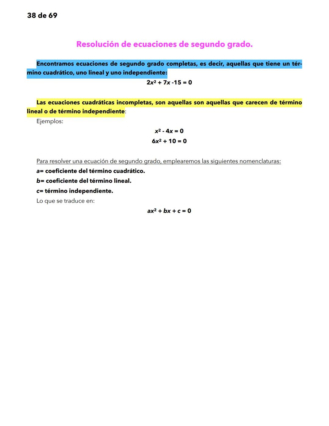 1 de 69
Matemáticas
Significado y uso de los números.
Significado y uso de las operaciones básicas con números enteros.
Las matemáticas util