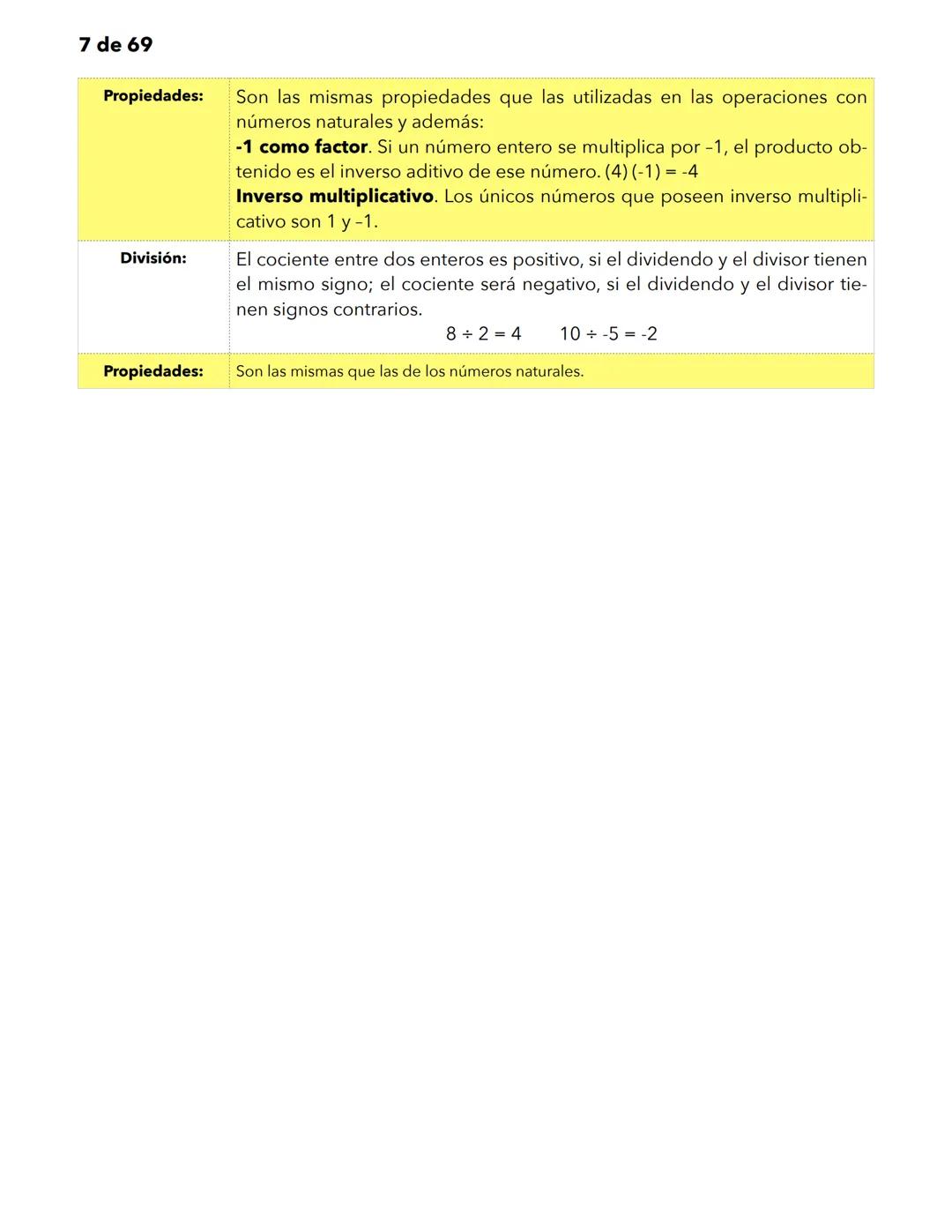 1 de 69
Matemáticas
Significado y uso de los números.
Significado y uso de las operaciones básicas con números enteros.
Las matemáticas util