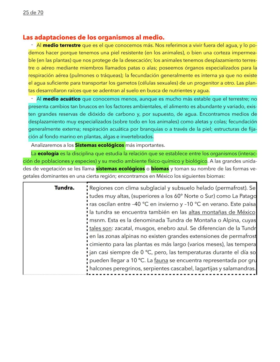 1 de 70
BIOLOGÍA
La biología es la ciencia que se encarga de estudiar a los seres vivos y a las relaciones que esta-
blecen entre ellos mi