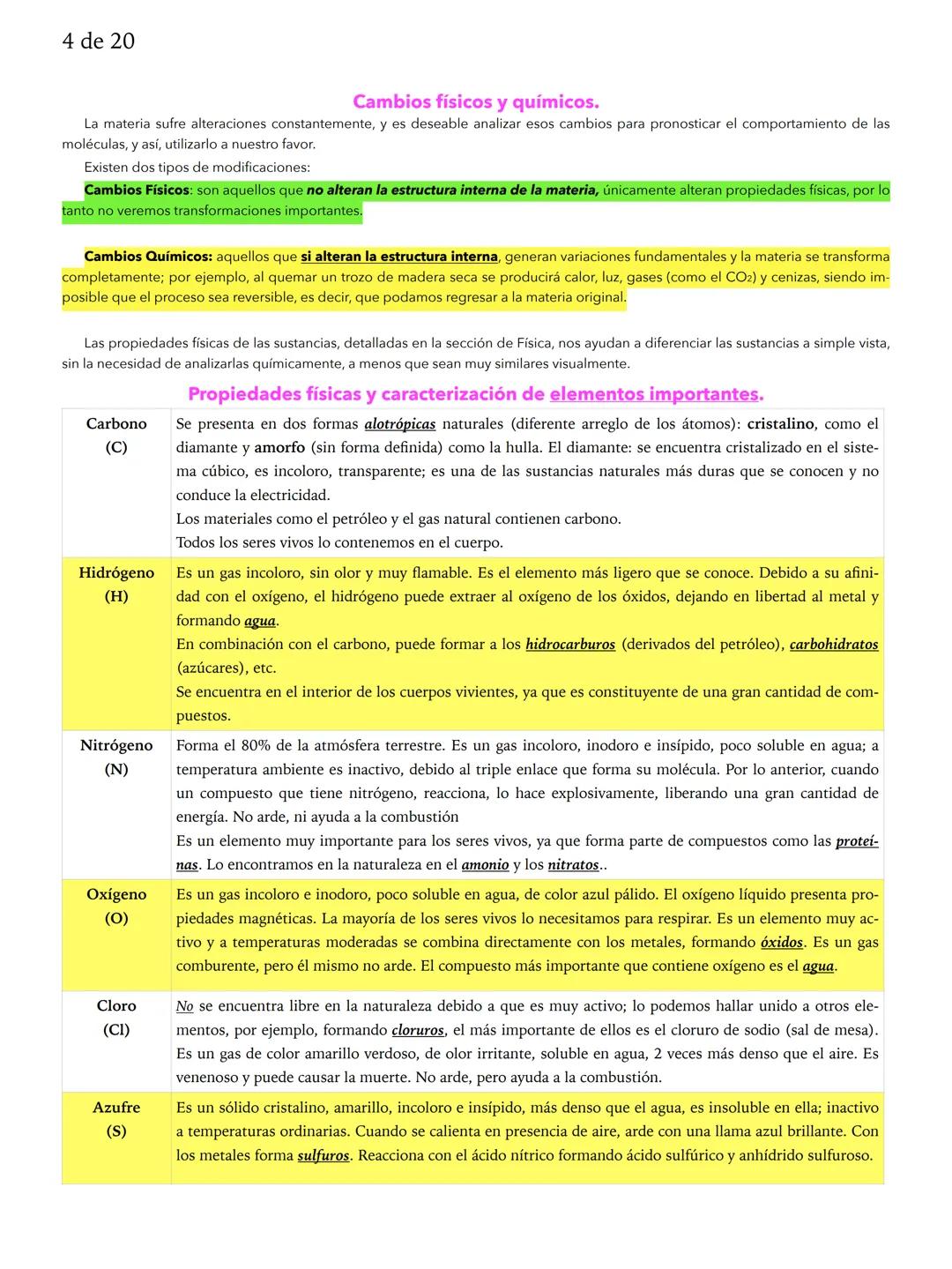 1 de 20
# Química
Los materiales que nos rodean son estudiados por la Química, la cual se encarga de analizar su composición, estructura y