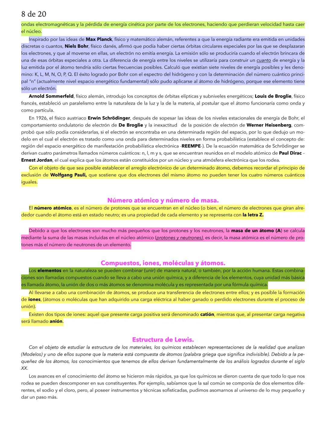1 de 20
# Química
Los materiales que nos rodean son estudiados por la Química, la cual se encarga de analizar su composición, estructura y