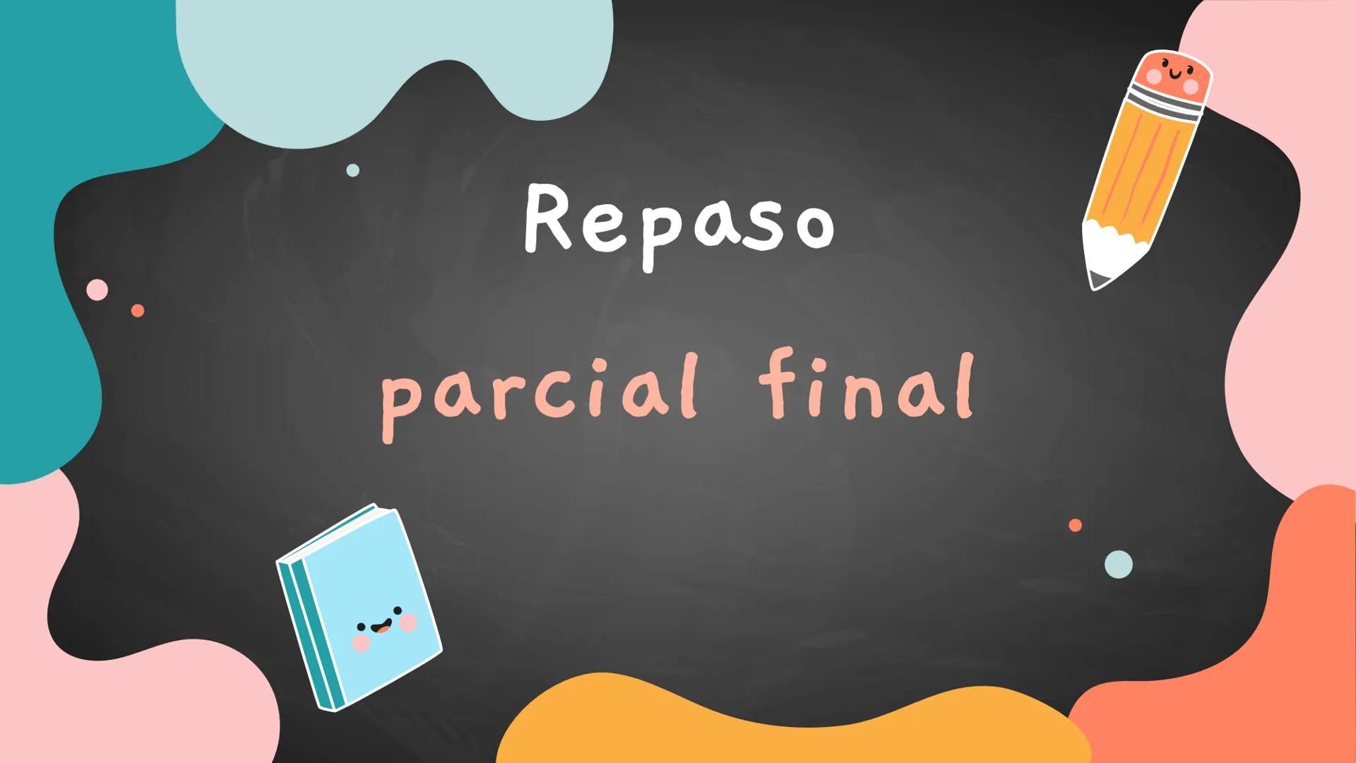 ## Repaso
## parcial final Contenidos
1.
Hibridaciones del carbono
2.
Tipos de carbono
3.
Combustiones
4.
Isómeros (de posición, funcionale