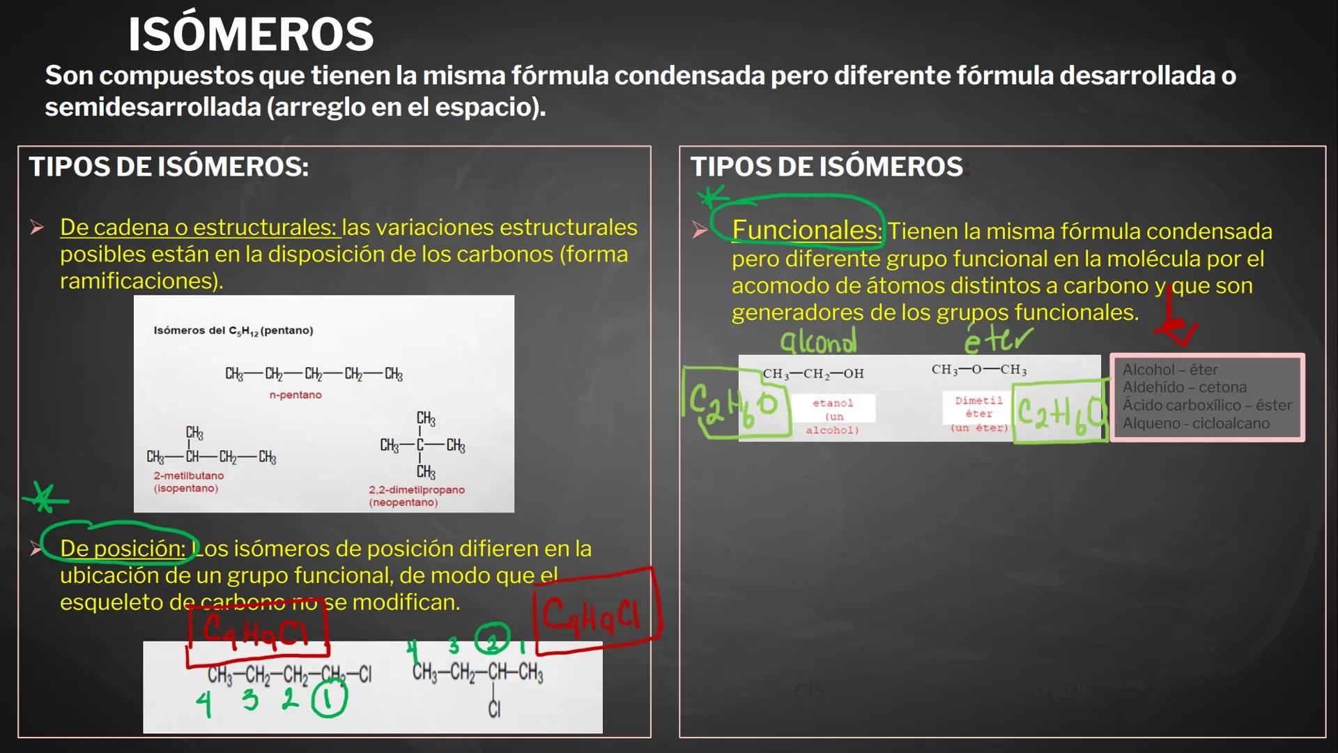 ## Repaso
## parcial final Contenidos
1.
Hibridaciones del carbono
2.
Tipos de carbono
3.
Combustiones
4.
Isómeros (de posición, funcionale