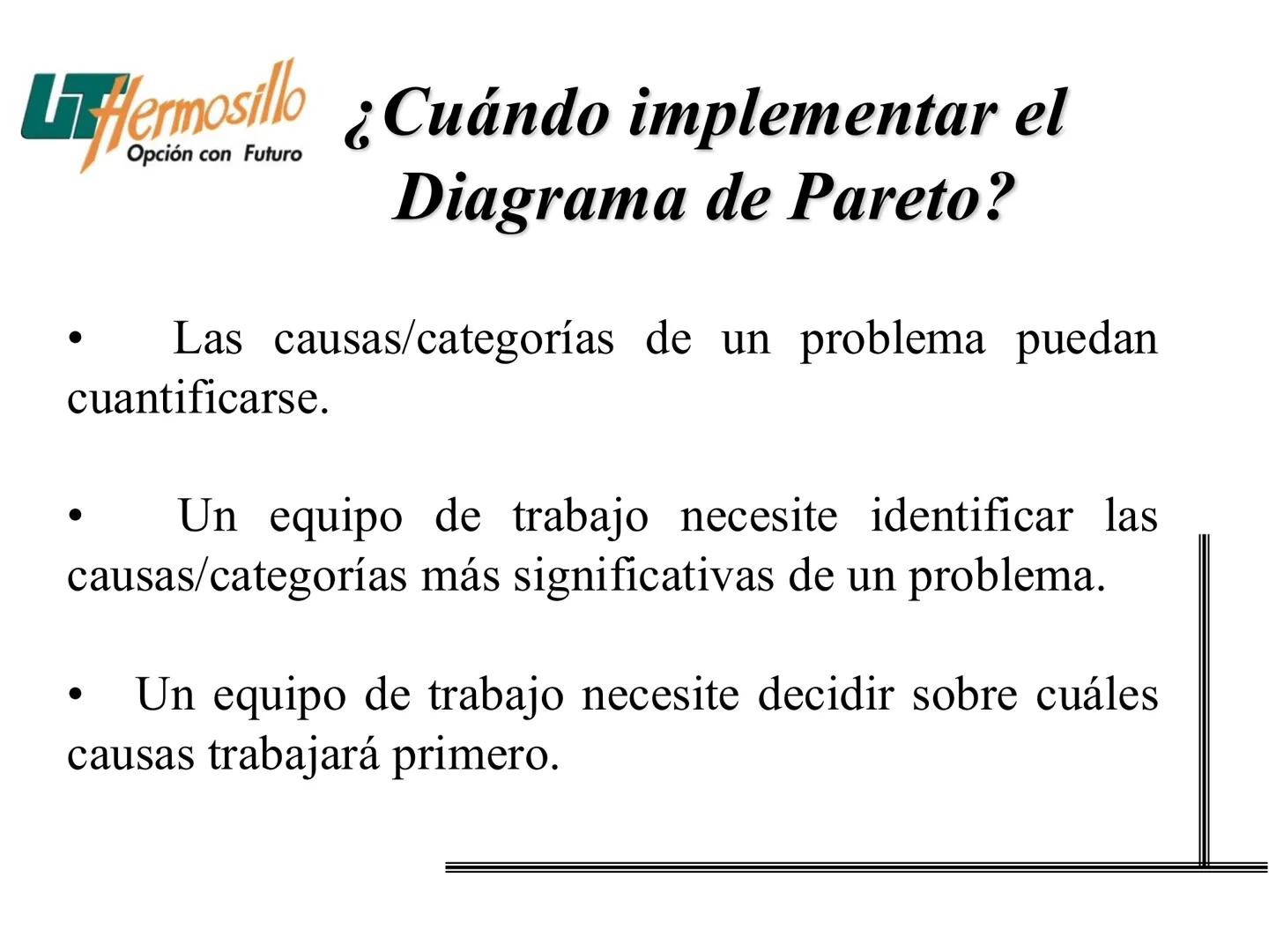 Las Siete Herramientas
Básicas de la Calidad
Filogrante
Diagrama de Pareto
Diagravia de
Ahitawe
Contro Estadistico
de Procesos (CEP)
Hojes d