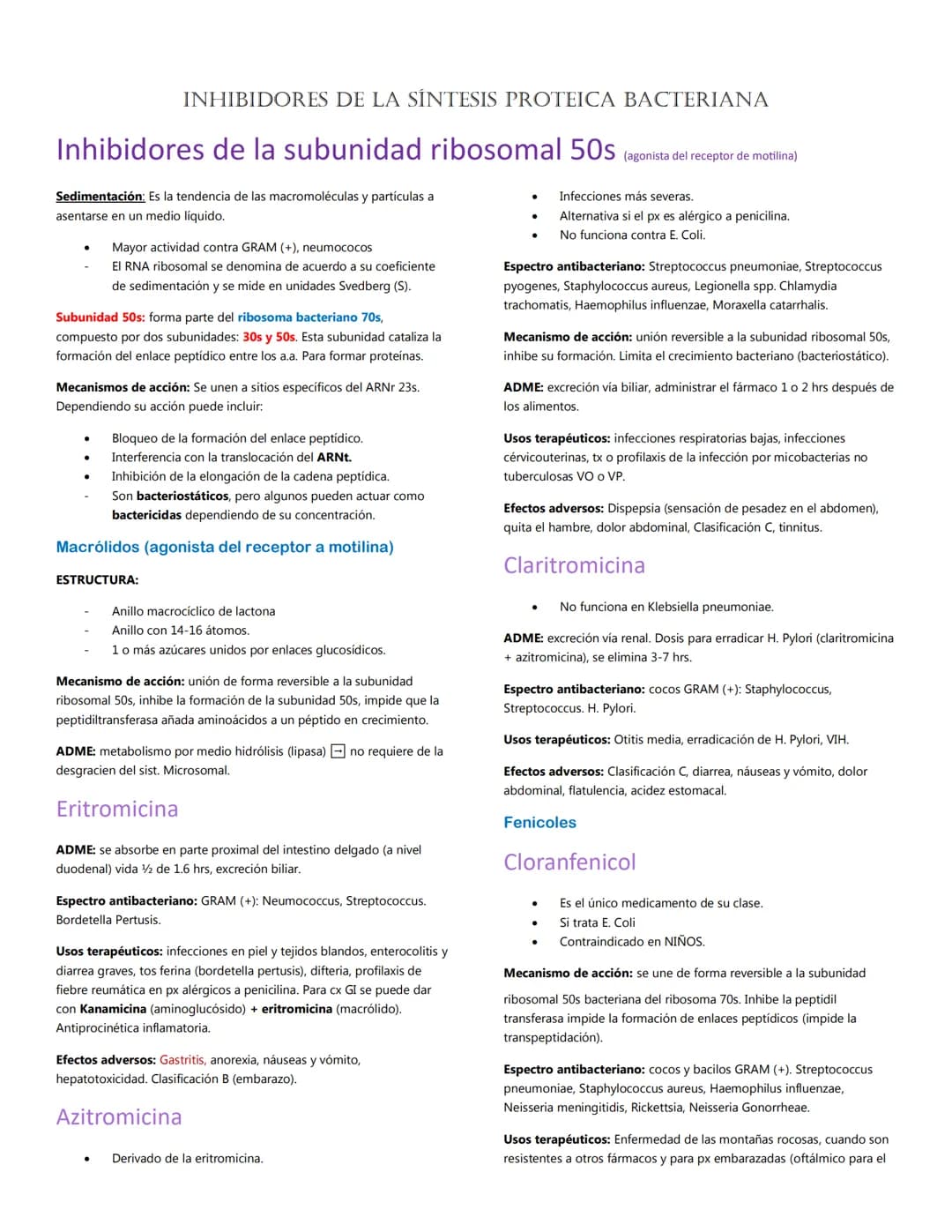 INTRODUCCIÓN A LA QUIMIOTERAPIA INFECCIOSA
Quimioterapia: es el uso de sustancias químicas conocidas, como
antimicrobianos para inhibir o de