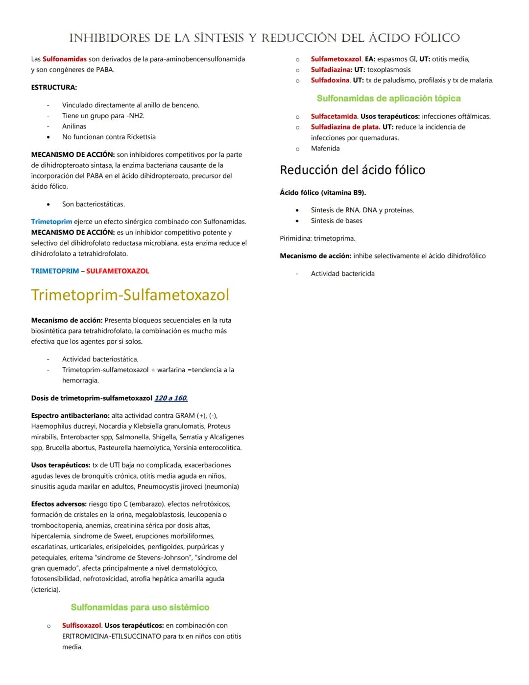 INTRODUCCIÓN A LA QUIMIOTERAPIA INFECCIOSA
Quimioterapia: es el uso de sustancias químicas conocidas, como
antimicrobianos para inhibir o de