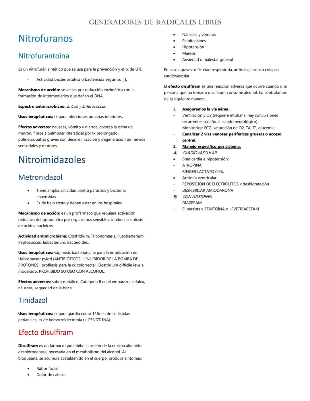 INTRODUCCIÓN A LA QUIMIOTERAPIA INFECCIOSA
Quimioterapia: es el uso de sustancias químicas conocidas, como
antimicrobianos para inhibir o de