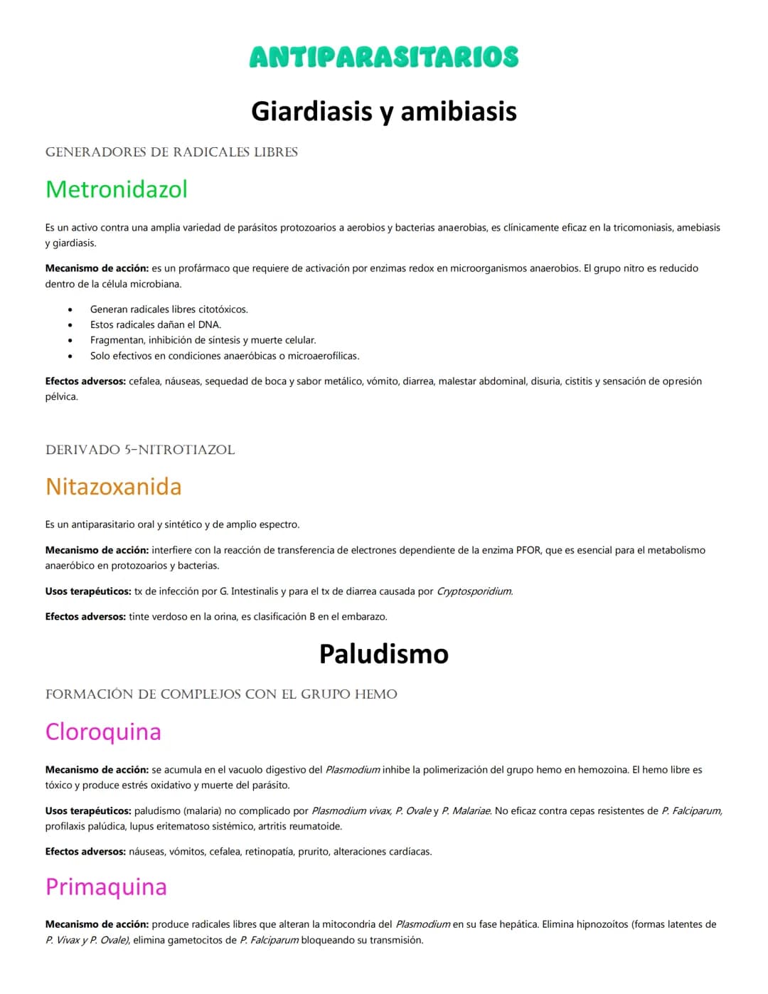 INTRODUCCIÓN A LA QUIMIOTERAPIA INFECCIOSA
Quimioterapia: es el uso de sustancias químicas conocidas, como
antimicrobianos para inhibir o de