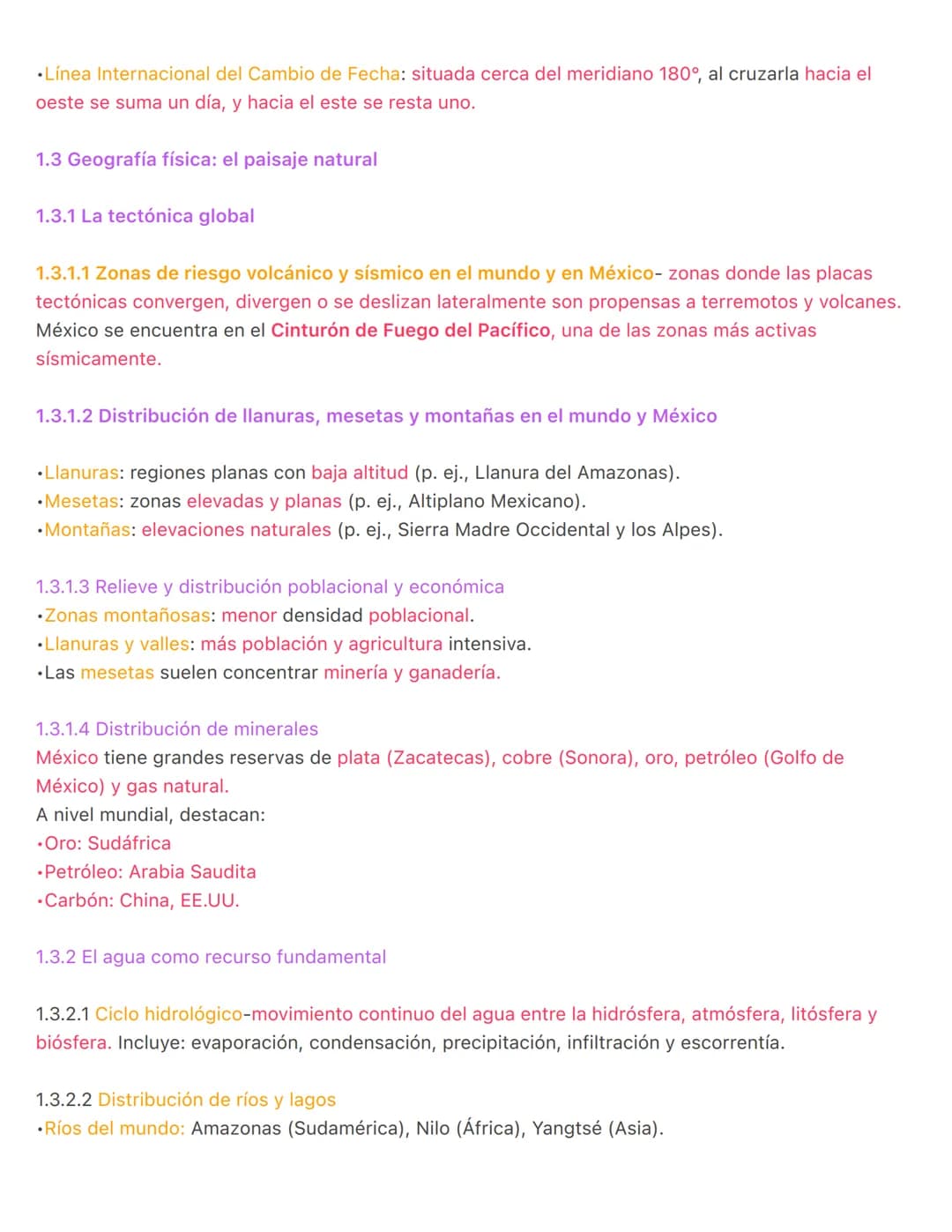 GEOGRAFÍA
1. La Tierra, base del desarrollo del hombre
1.1 La Geografía, una ciencia natural y social: relación del hombre con la naturaleza