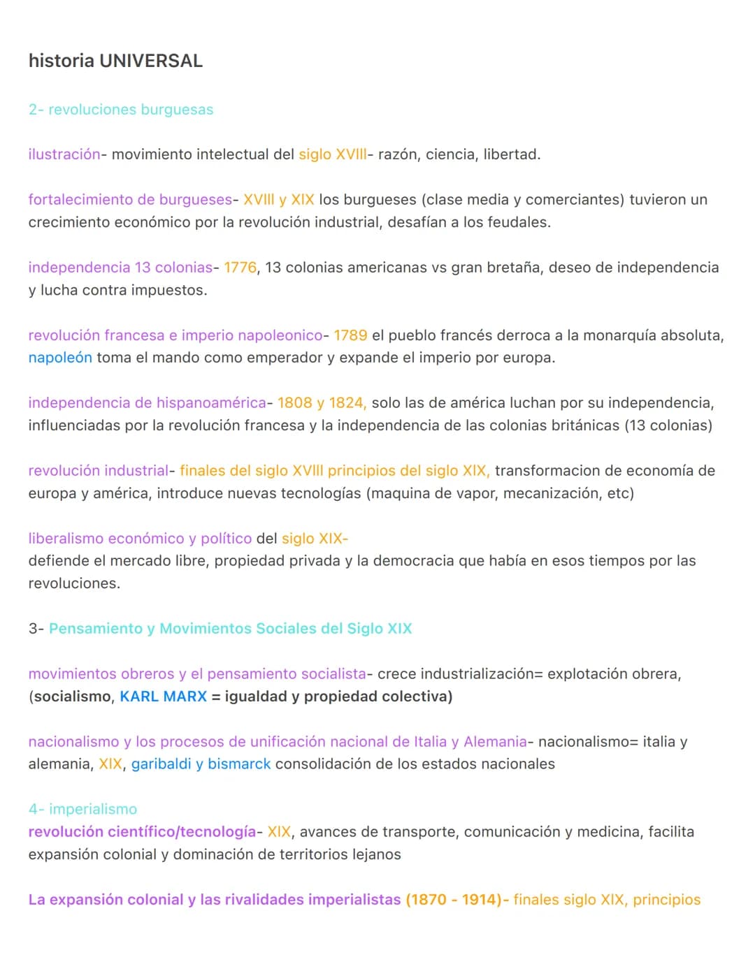 historia UNIVERSAL
2- revoluciones burguesas
ilustración- movimiento intelectual del siglo XVIII- razón, ciencia, libertad.
fortalecimiento