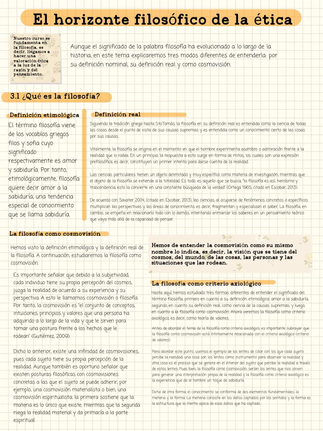 # NOTEBOOK TEMARIO
La ética en el ámbito científico y filosófico
La ética
Relación de la ética con otras disciplinas
El horizonte filosofico