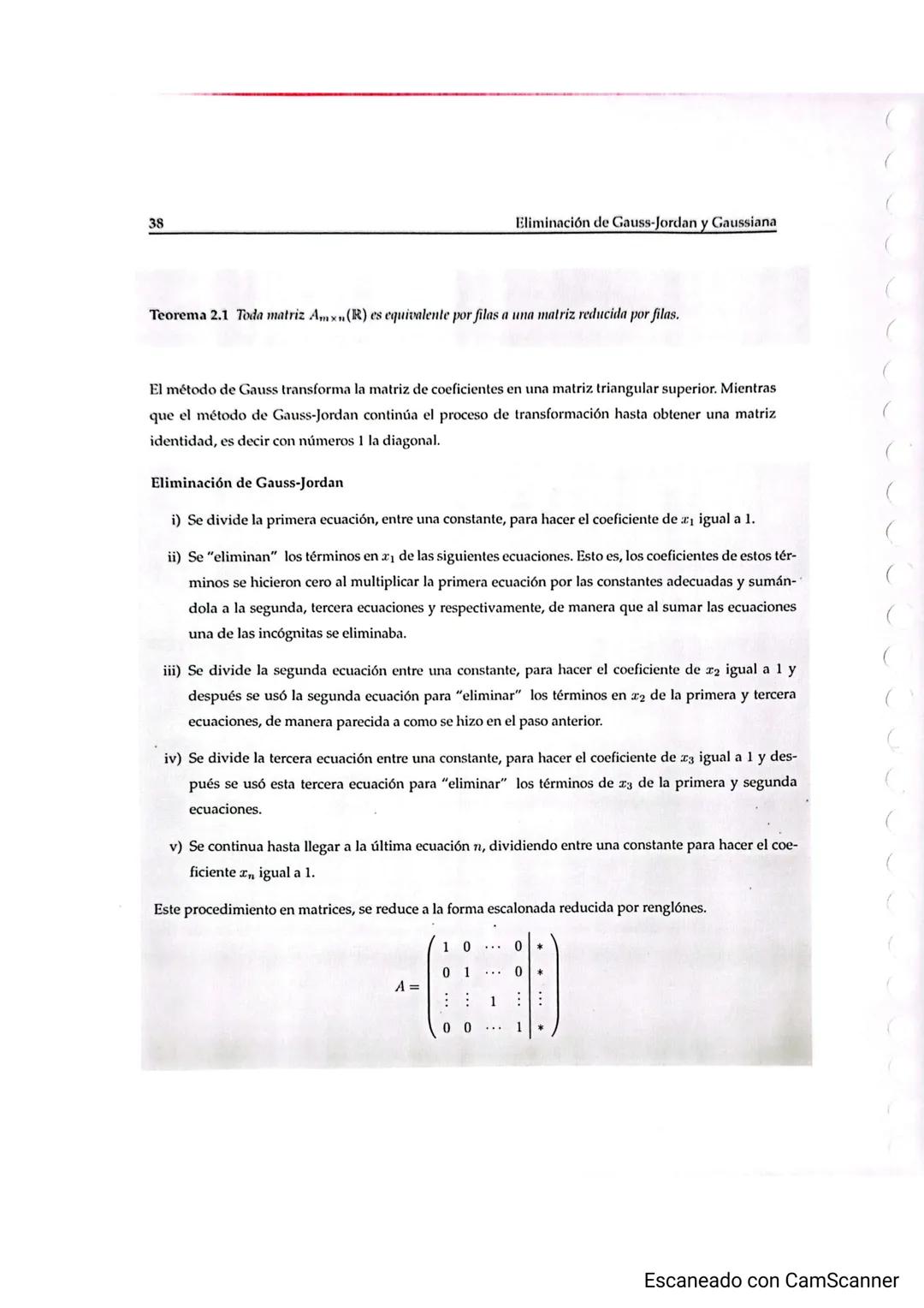 Capítulo 2
Eliminación de Gauss-Jordan y
Gaussiana
EL
L matemático alemán Carl Friedrich Gauss (1777-1855) es reco-
nocido, con Newton y Arq