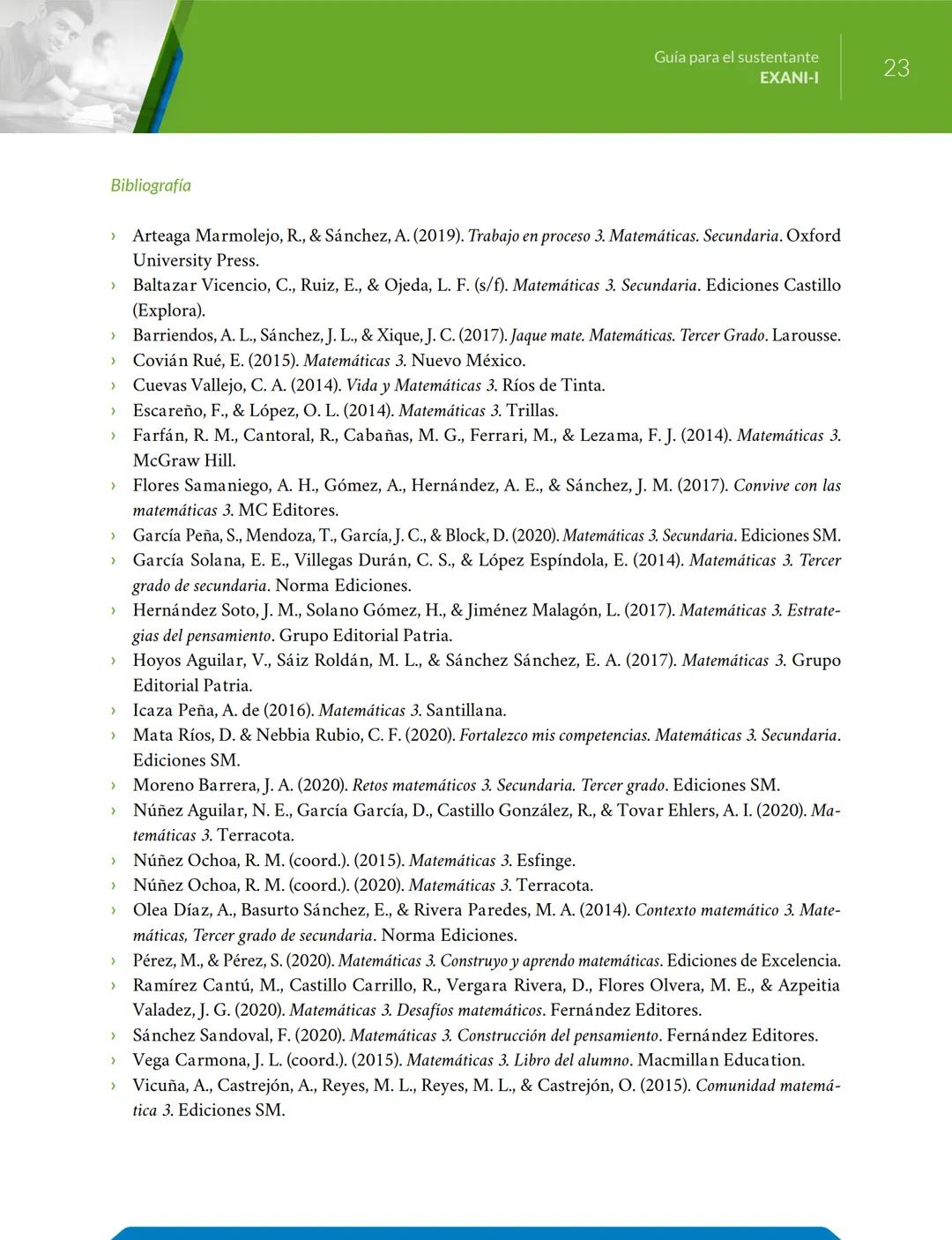 # Guía
para el sustentante
EXANI-I Directorio del Ceneval
Antonio Ávila Díaz
Director General
Lilian Fátima Vidal González
Directora de lo