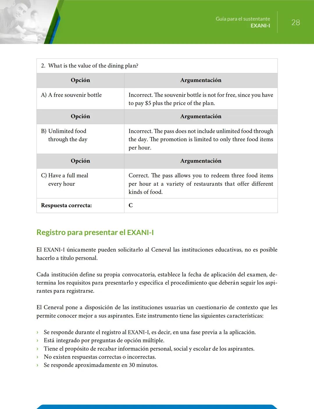 # Guía
para el sustentante
EXANI-I Directorio del Ceneval
Antonio Ávila Díaz
Director General
Lilian Fátima Vidal González
Directora de lo