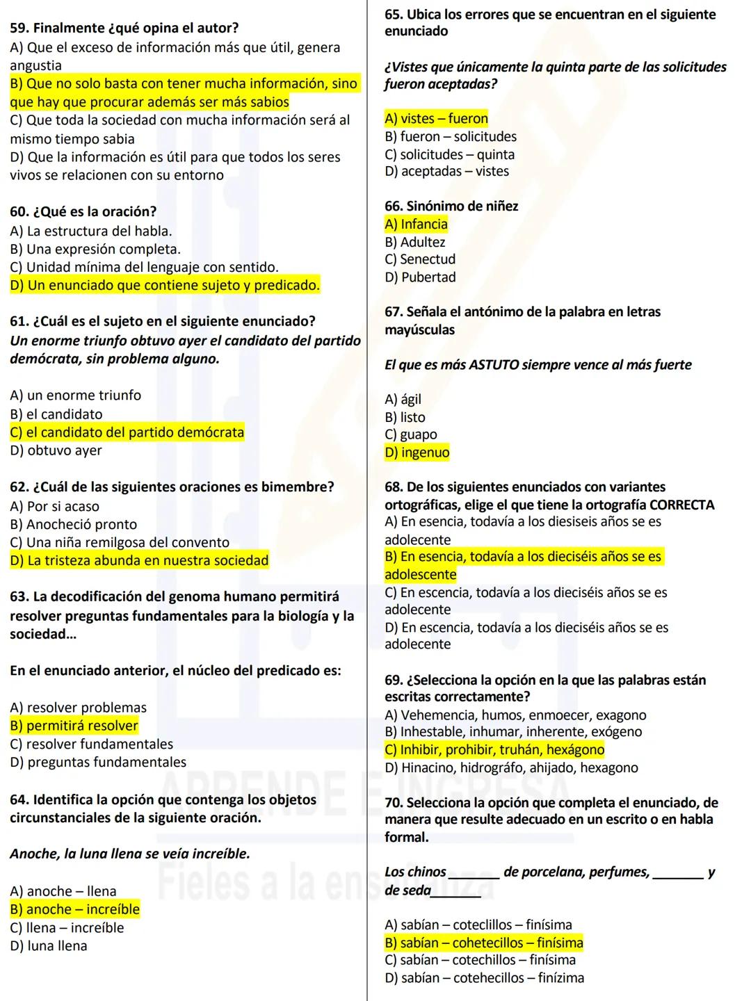 # QUÍMICA
1. Son ejemplos de compuestos:
A) Radio, litio, cloro, y oro
B) Malteada, lechuga, azúcar y potasio
C) Vinagre y aceite, cera, ag