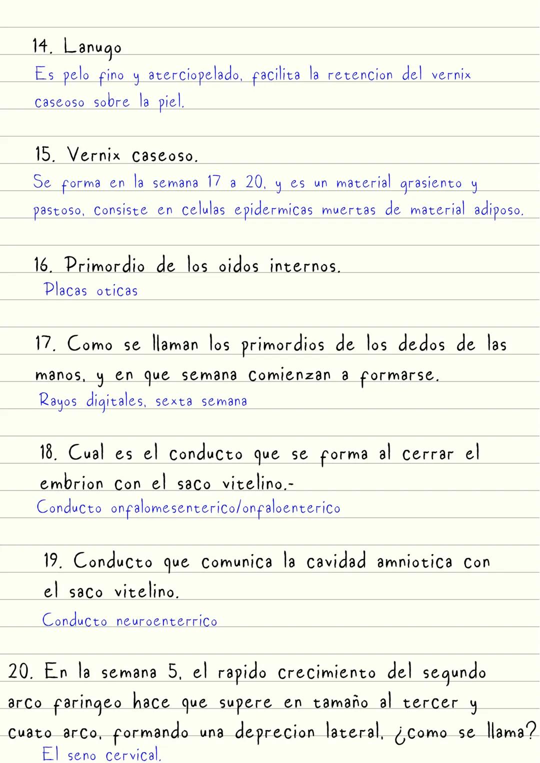 GUIA EMBRIO
SEMANA 4 AL NACIMIENTO
1. ¿Que semanas se les considera periodo embrionario?
Semana 4 a 8
2. ¿En que semana es posible percibir