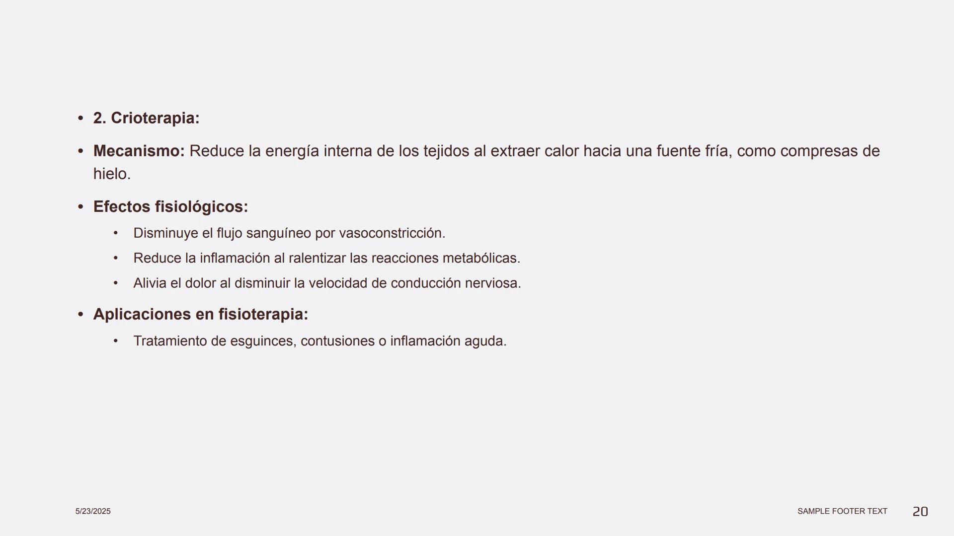 Física en terapia física Termodinámica
• La termodinámica es la rama de la física que
estudia las relaciones entre el calor, el trabajo y
la