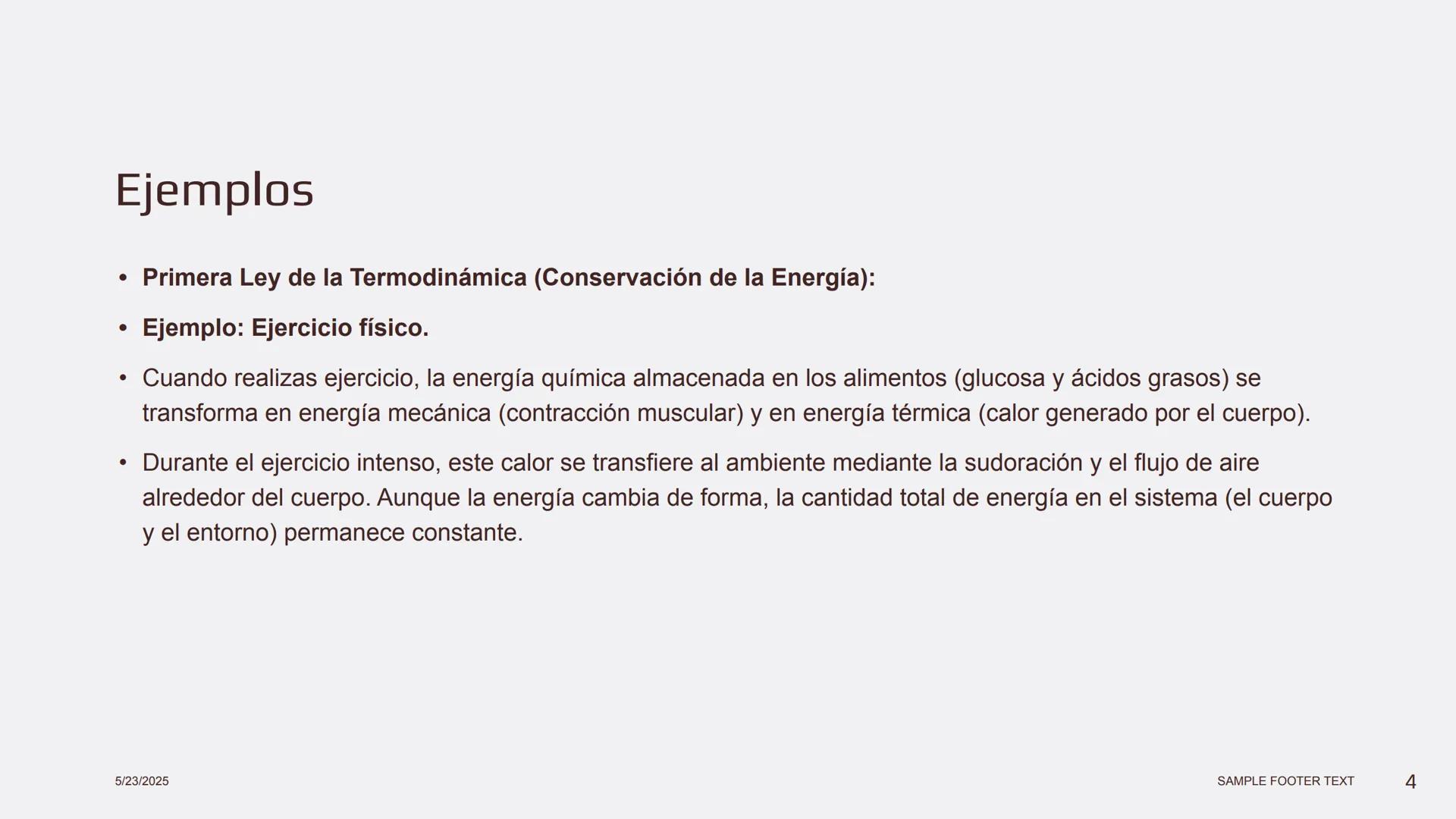 Física en terapia física Termodinámica
• La termodinámica es la rama de la física que
estudia las relaciones entre el calor, el trabajo y
la