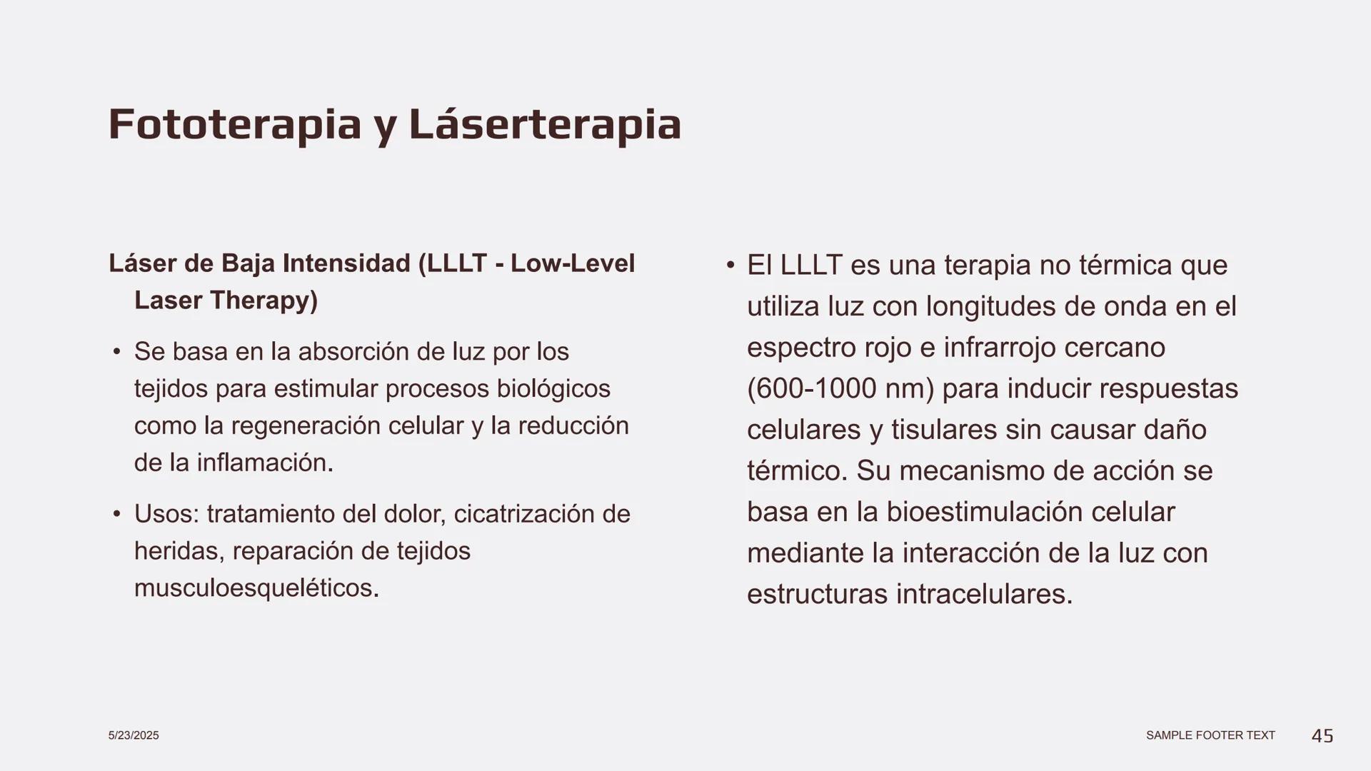Física en terapia física Termodinámica
• La termodinámica es la rama de la física que
estudia las relaciones entre el calor, el trabajo y
la