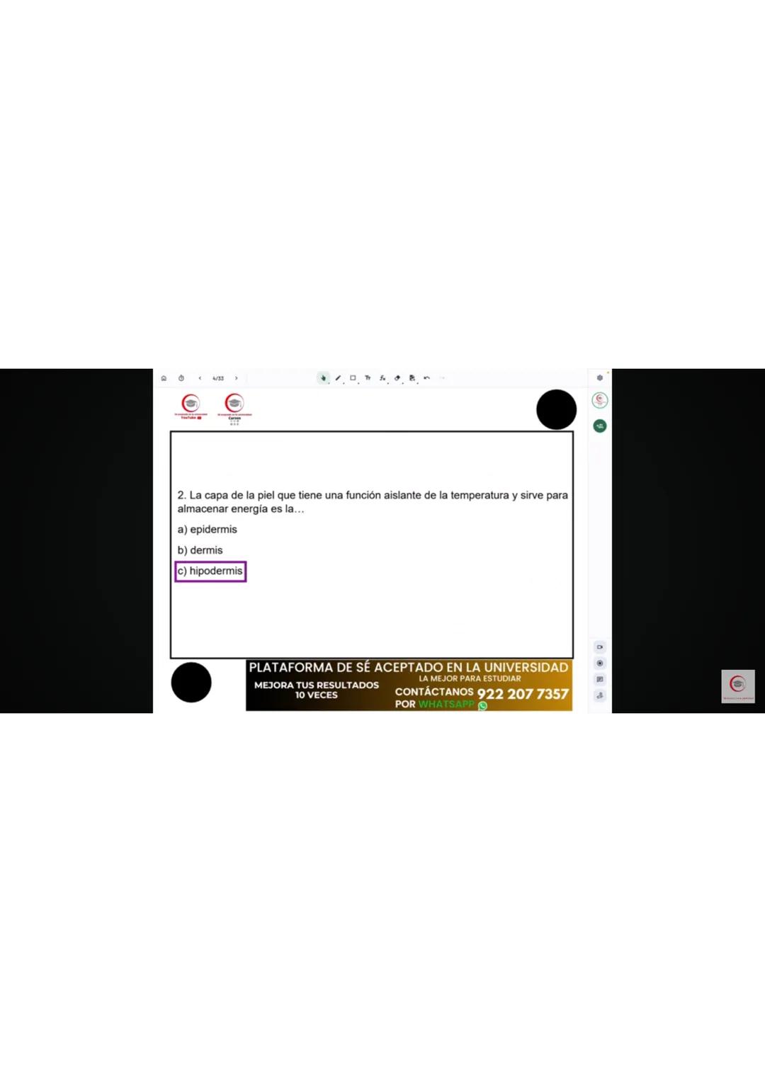 4. Identifique el producto que se obtiene en el ciclo de Krebs cuando al aconitato se
le agrega una molécula de agua.
a) Oxalacetato
b) Isoc