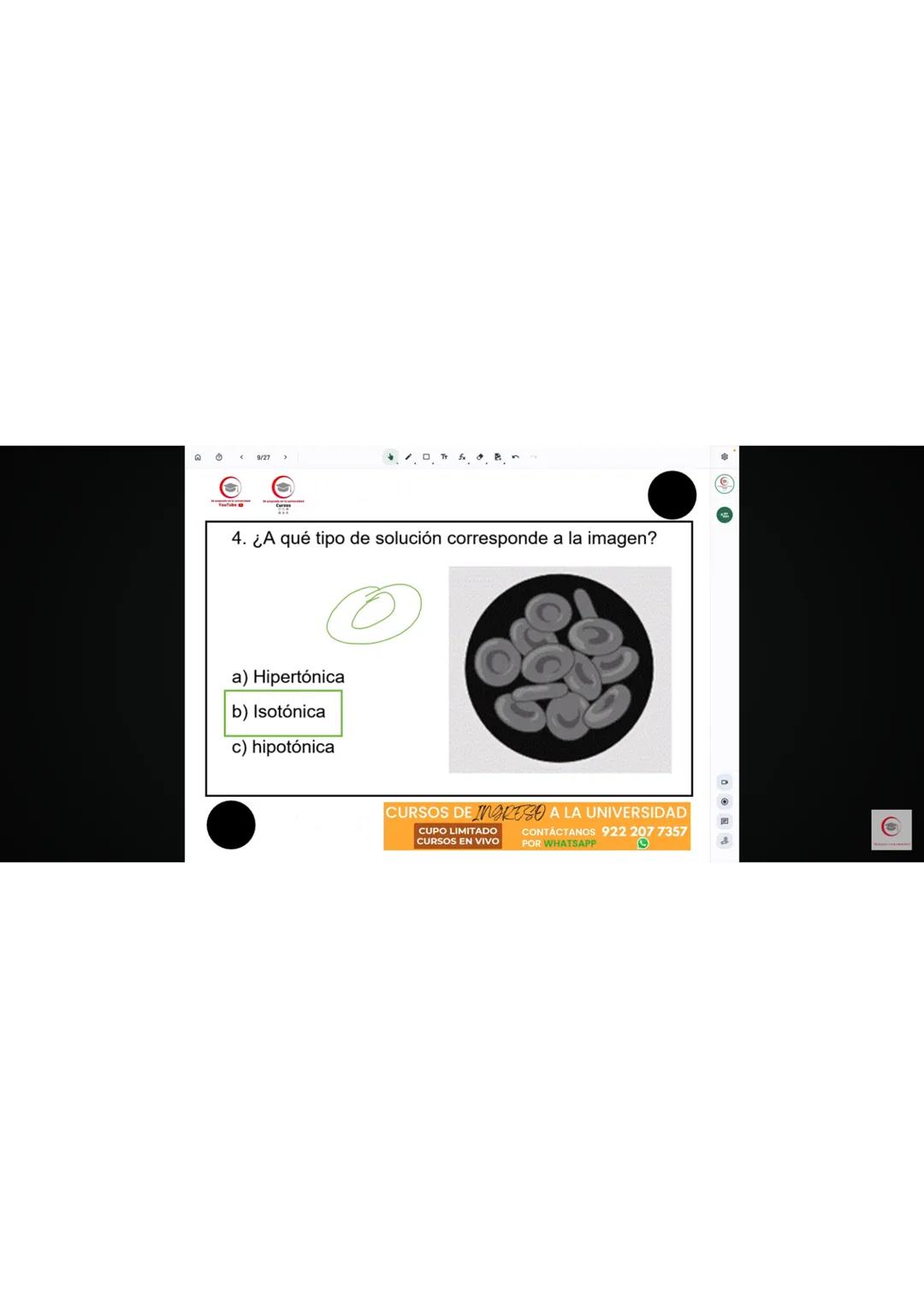 4. Identifique el producto que se obtiene en el ciclo de Krebs cuando al aconitato se
le agrega una molécula de agua.
a) Oxalacetato
b) Isoc