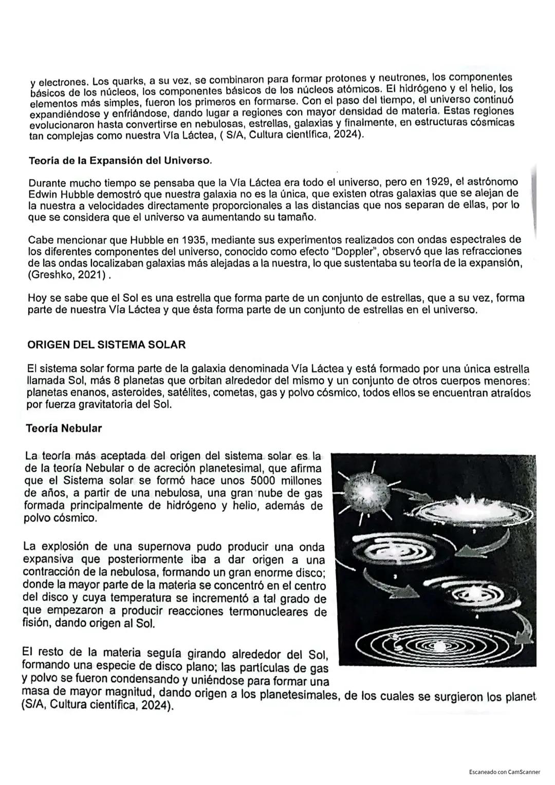 ## ORIGEN DEL UNIVERSO Y EL SISTEMA SOLAR
Desde toda la existencia de la humanidad, el hombre siempre ha buscado respuestas a sus observaci