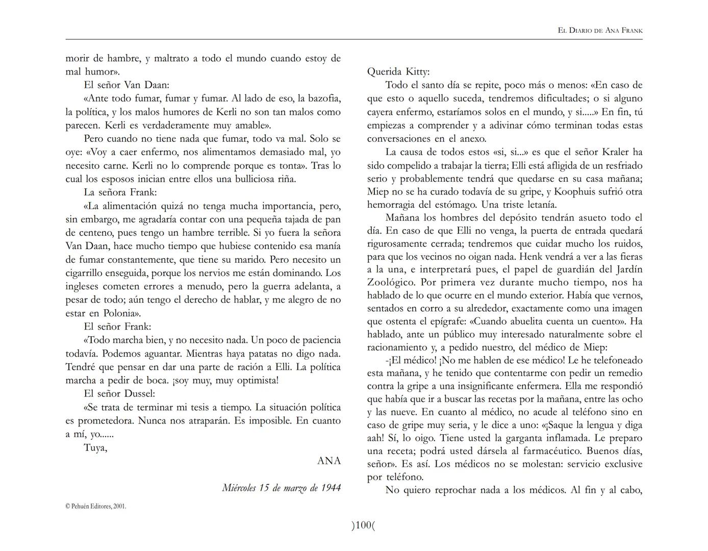 El Diario de
Ana Frank EL DIARIO DE ANA FRANK
NOTA DEL TRADUCTOR
Función de mediar -de intermediar- entre dos mundos, entre
dos universos li