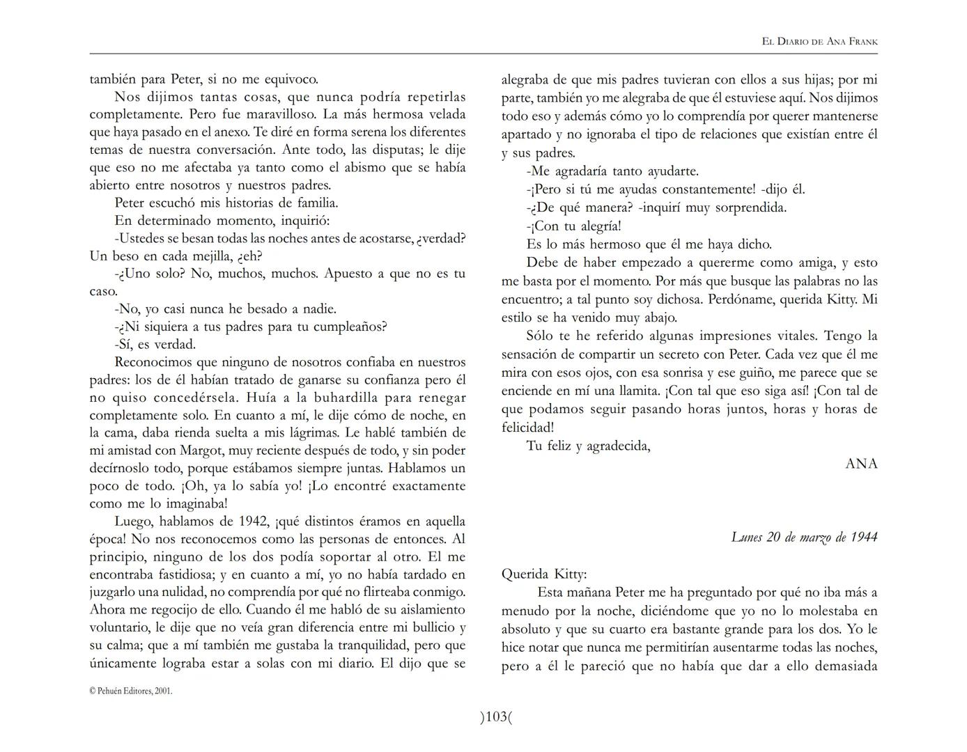 El Diario de
Ana Frank EL DIARIO DE ANA FRANK
NOTA DEL TRADUCTOR
Función de mediar -de intermediar- entre dos mundos, entre
dos universos li