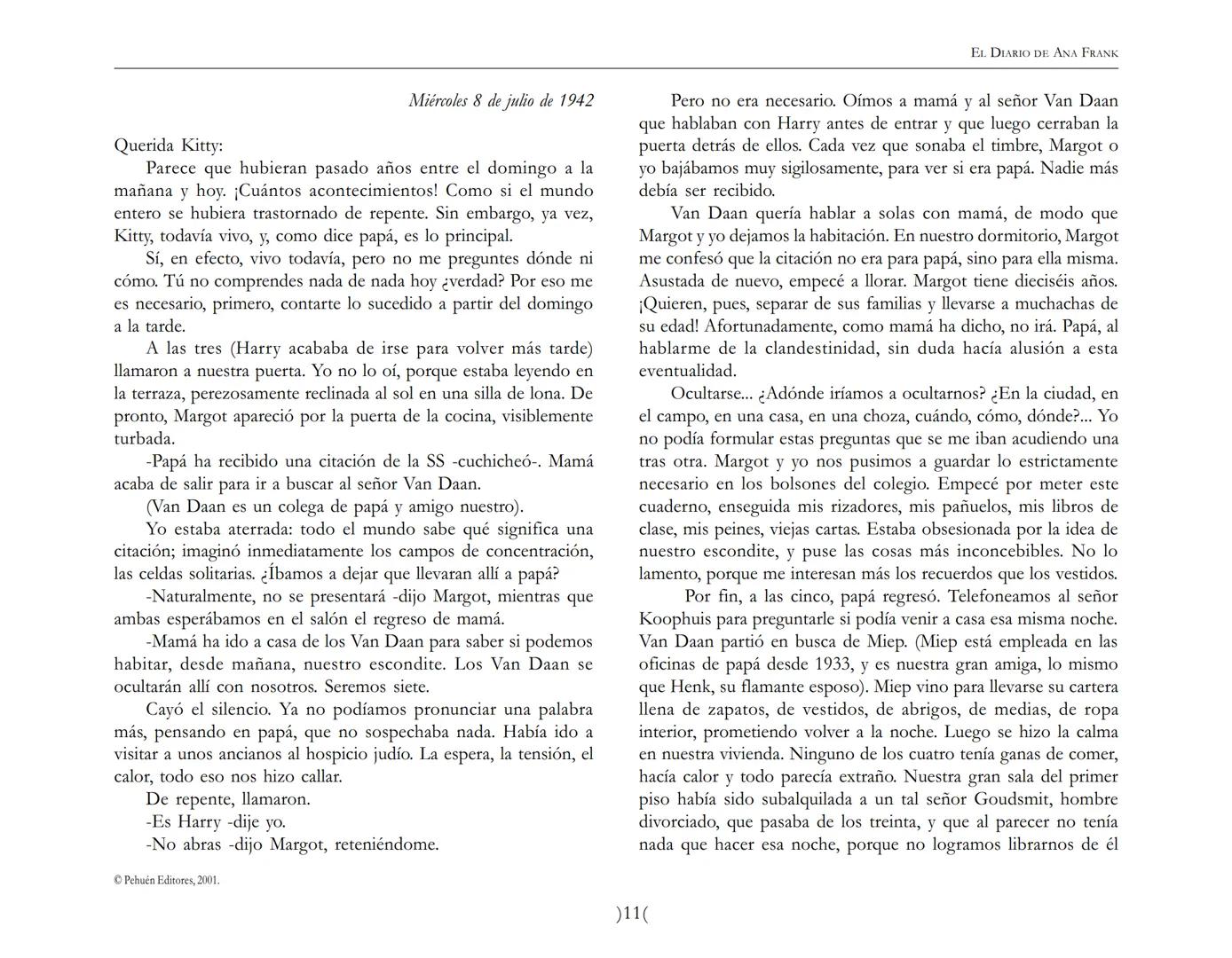 El Diario de
Ana Frank EL DIARIO DE ANA FRANK
NOTA DEL TRADUCTOR
Función de mediar -de intermediar- entre dos mundos, entre
dos universos li