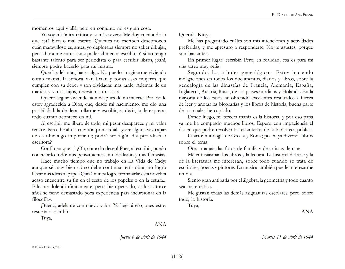 El Diario de
Ana Frank EL DIARIO DE ANA FRANK
NOTA DEL TRADUCTOR
Función de mediar -de intermediar- entre dos mundos, entre
dos universos li