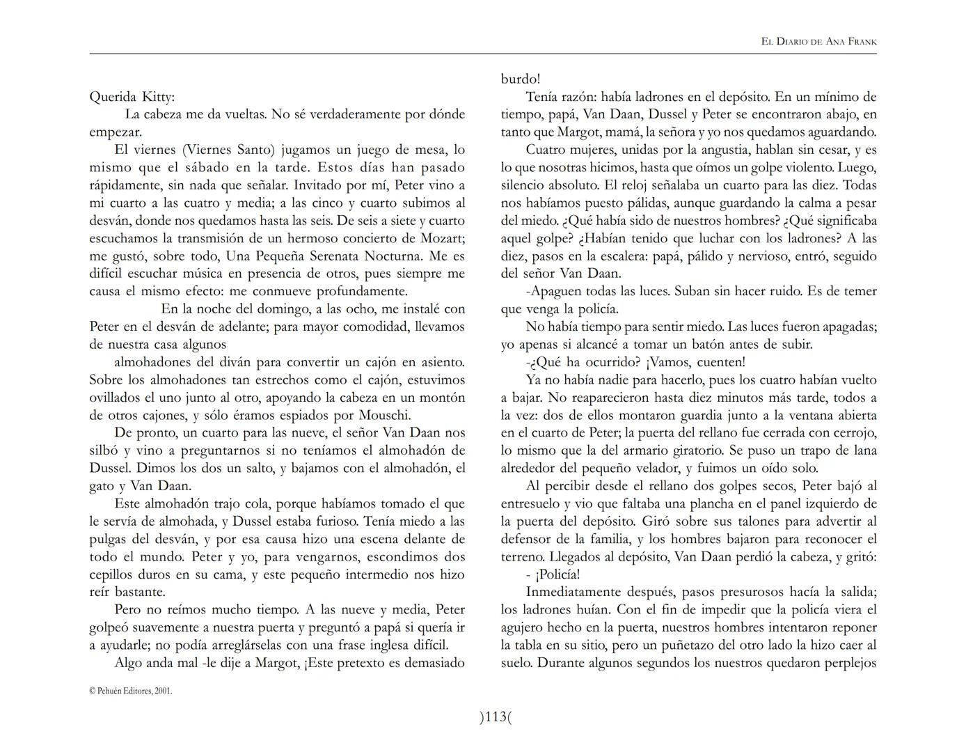 El Diario de
Ana Frank EL DIARIO DE ANA FRANK
NOTA DEL TRADUCTOR
Función de mediar -de intermediar- entre dos mundos, entre
dos universos li