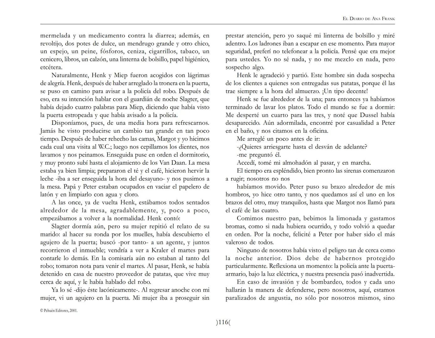 El Diario de
Ana Frank EL DIARIO DE ANA FRANK
NOTA DEL TRADUCTOR
Función de mediar -de intermediar- entre dos mundos, entre
dos universos li