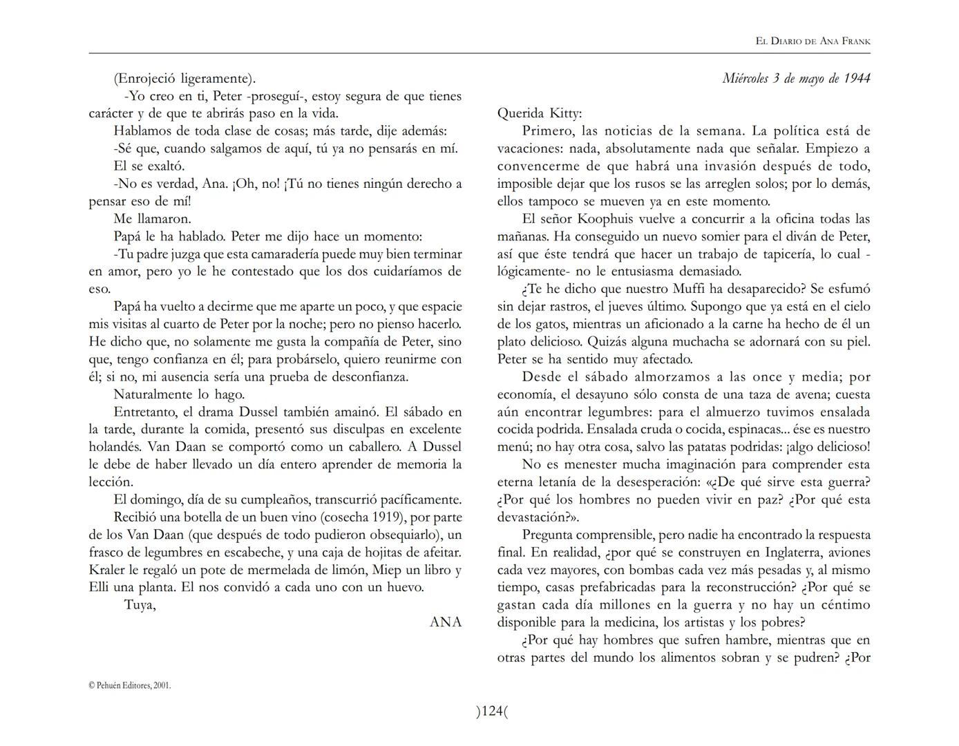 El Diario de
Ana Frank EL DIARIO DE ANA FRANK
NOTA DEL TRADUCTOR
Función de mediar -de intermediar- entre dos mundos, entre
dos universos li
