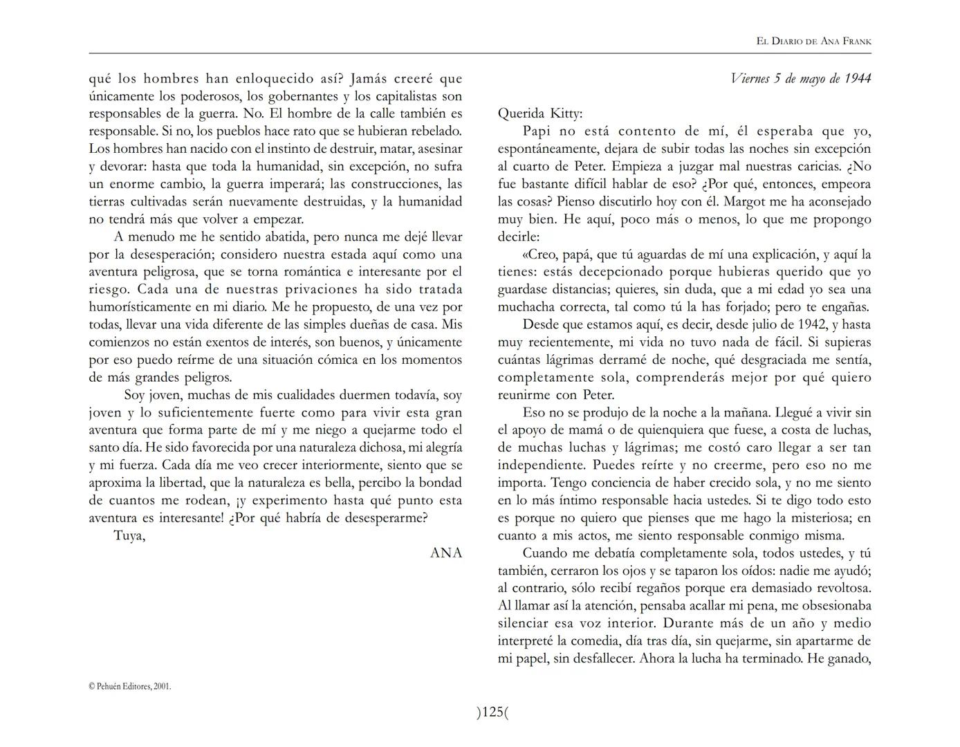 El Diario de
Ana Frank EL DIARIO DE ANA FRANK
NOTA DEL TRADUCTOR
Función de mediar -de intermediar- entre dos mundos, entre
dos universos li