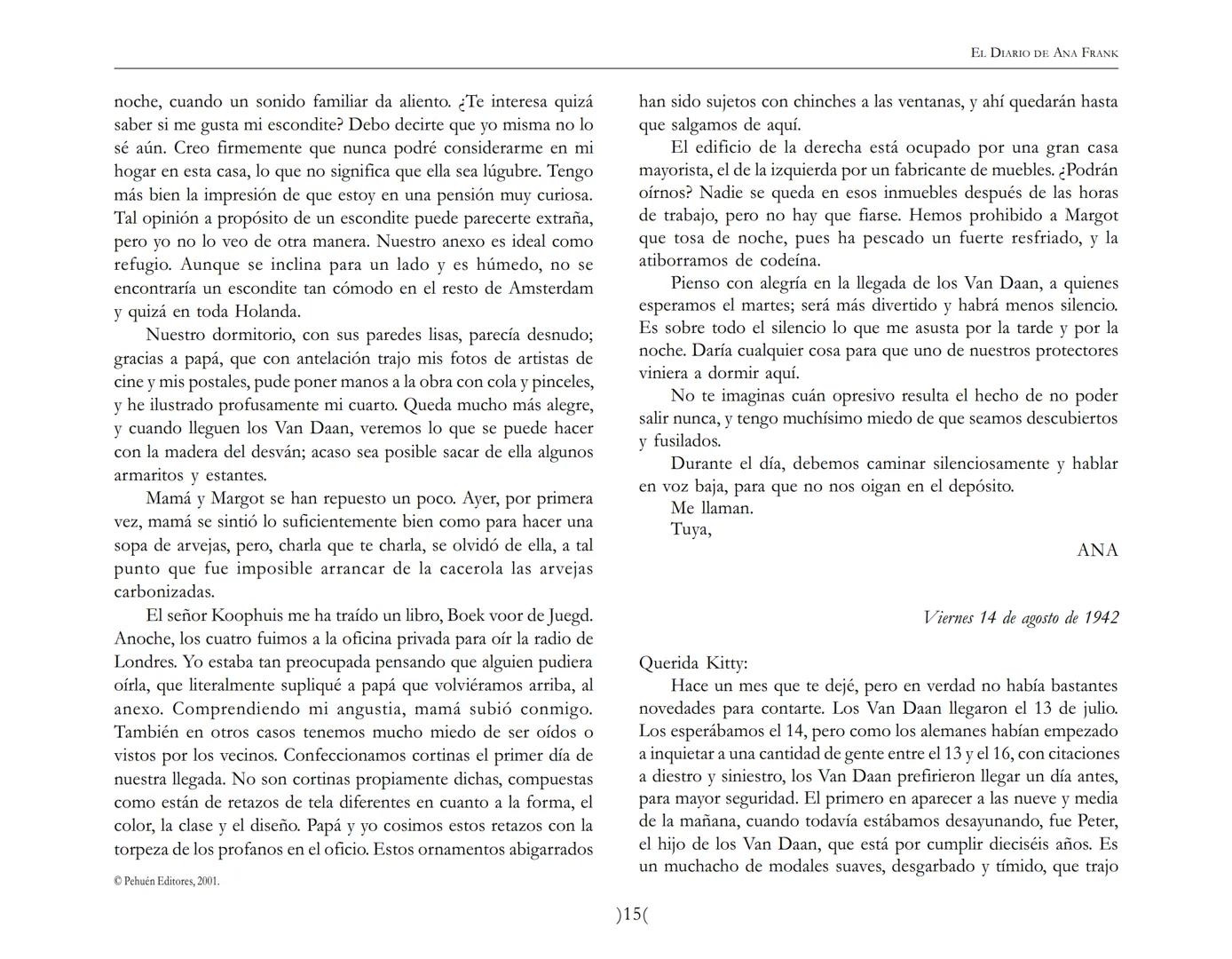El Diario de
Ana Frank EL DIARIO DE ANA FRANK
NOTA DEL TRADUCTOR
Función de mediar -de intermediar- entre dos mundos, entre
dos universos li
