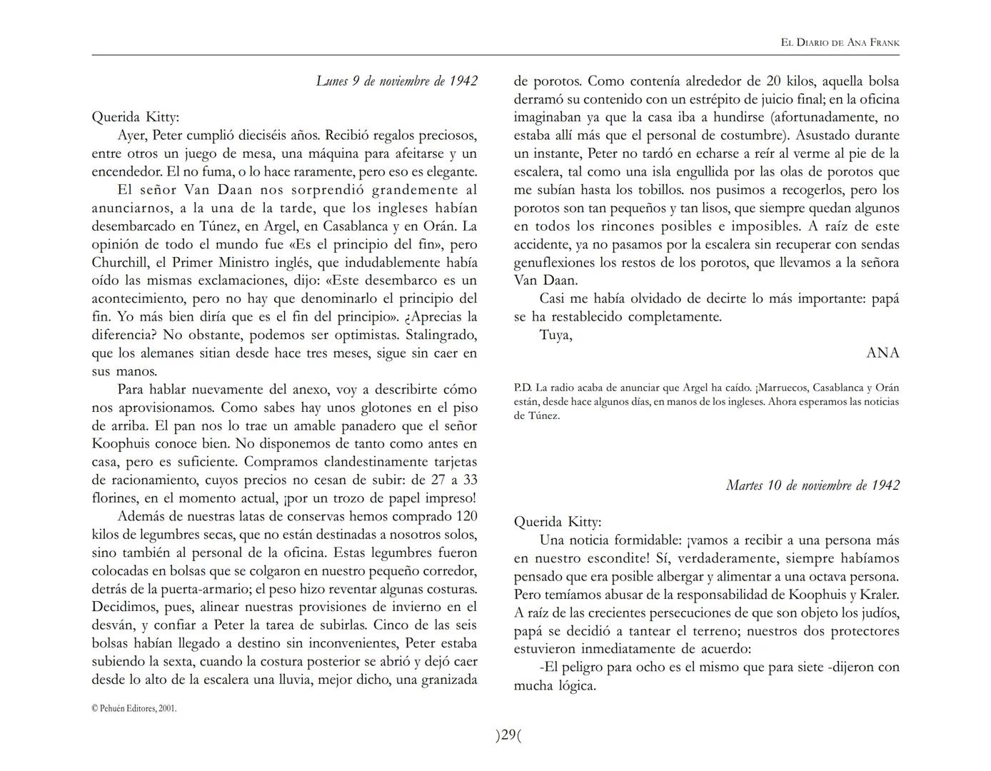 El Diario de
Ana Frank EL DIARIO DE ANA FRANK
NOTA DEL TRADUCTOR
Función de mediar -de intermediar- entre dos mundos, entre
dos universos li