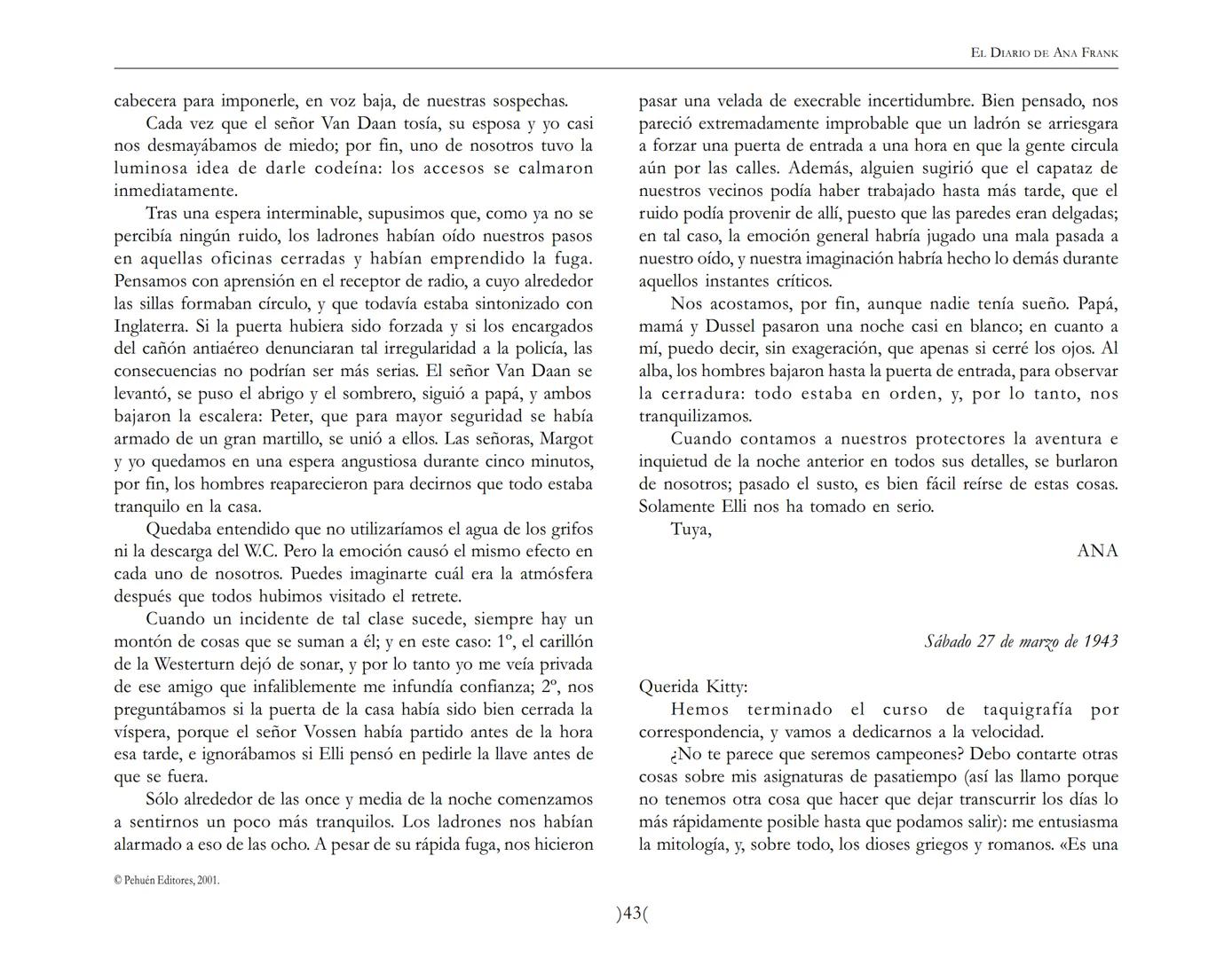 El Diario de
Ana Frank EL DIARIO DE ANA FRANK
NOTA DEL TRADUCTOR
Función de mediar -de intermediar- entre dos mundos, entre
dos universos li