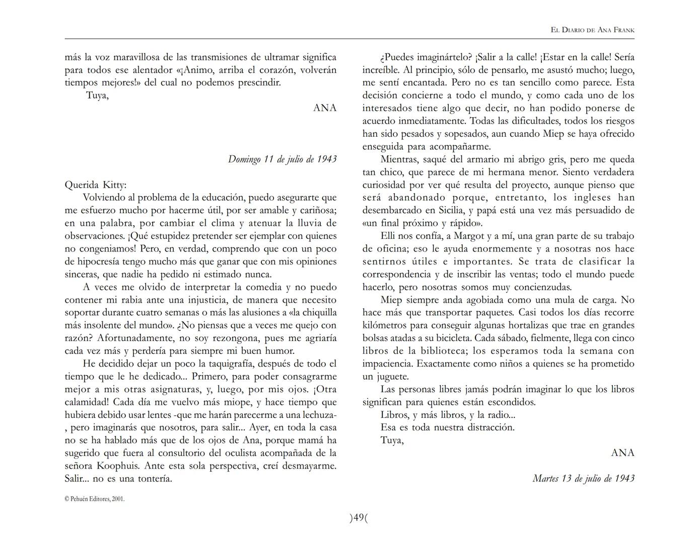 El Diario de
Ana Frank EL DIARIO DE ANA FRANK
NOTA DEL TRADUCTOR
Función de mediar -de intermediar- entre dos mundos, entre
dos universos li
