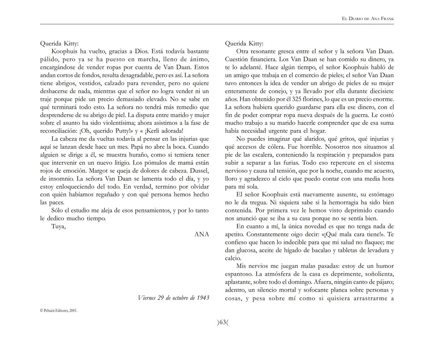 El Diario de
Ana Frank EL DIARIO DE ANA FRANK
NOTA DEL TRADUCTOR
Función de mediar -de intermediar- entre dos mundos, entre
dos universos li
