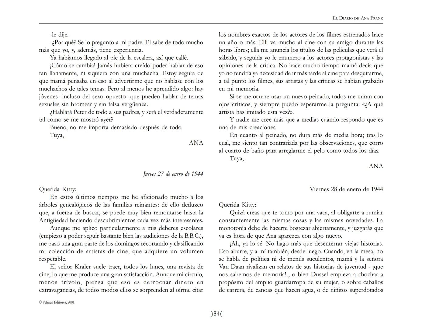 El Diario de
Ana Frank EL DIARIO DE ANA FRANK
NOTA DEL TRADUCTOR
Función de mediar -de intermediar- entre dos mundos, entre
dos universos li