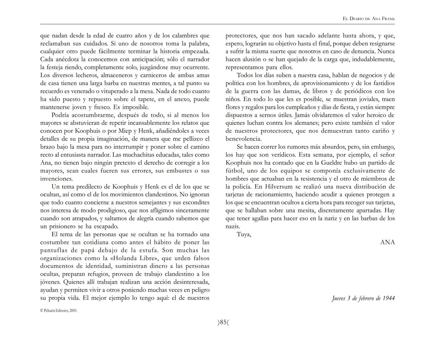 El Diario de
Ana Frank EL DIARIO DE ANA FRANK
NOTA DEL TRADUCTOR
Función de mediar -de intermediar- entre dos mundos, entre
dos universos li