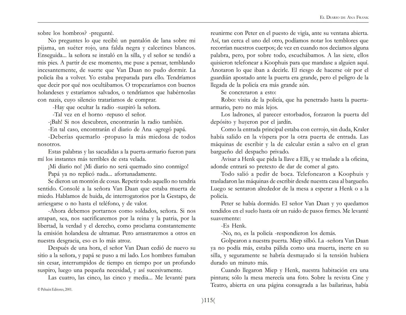 El Diario de
Ana Frank EL DIARIO DE ANA FRANK
NOTA DEL TRADUCTOR
Función de mediar -de intermediar- entre dos mundos, entre
dos universos li