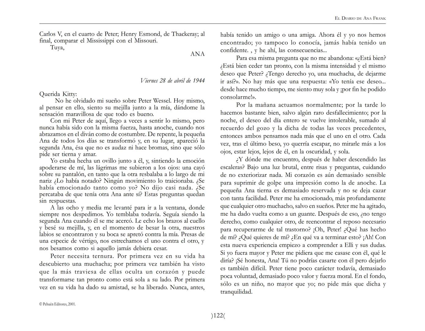 El Diario de
Ana Frank EL DIARIO DE ANA FRANK
NOTA DEL TRADUCTOR
Función de mediar -de intermediar- entre dos mundos, entre
dos universos li
