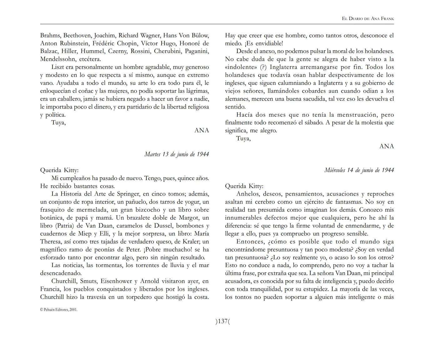 El Diario de
Ana Frank EL DIARIO DE ANA FRANK
NOTA DEL TRADUCTOR
Función de mediar -de intermediar- entre dos mundos, entre
dos universos li