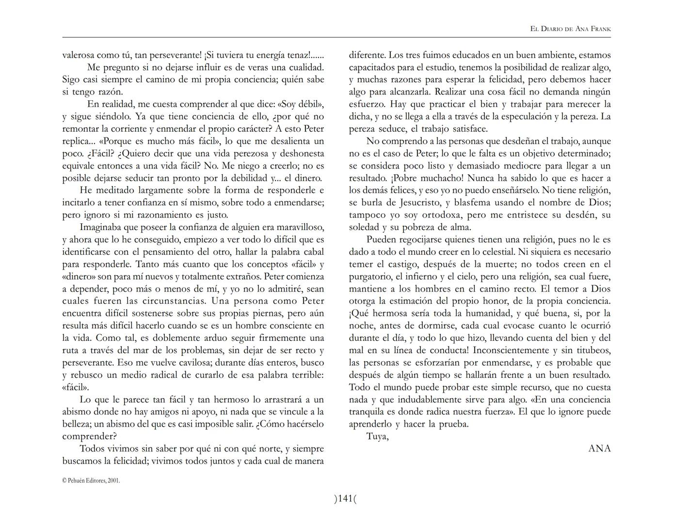 El Diario de
Ana Frank EL DIARIO DE ANA FRANK
NOTA DEL TRADUCTOR
Función de mediar -de intermediar- entre dos mundos, entre
dos universos li