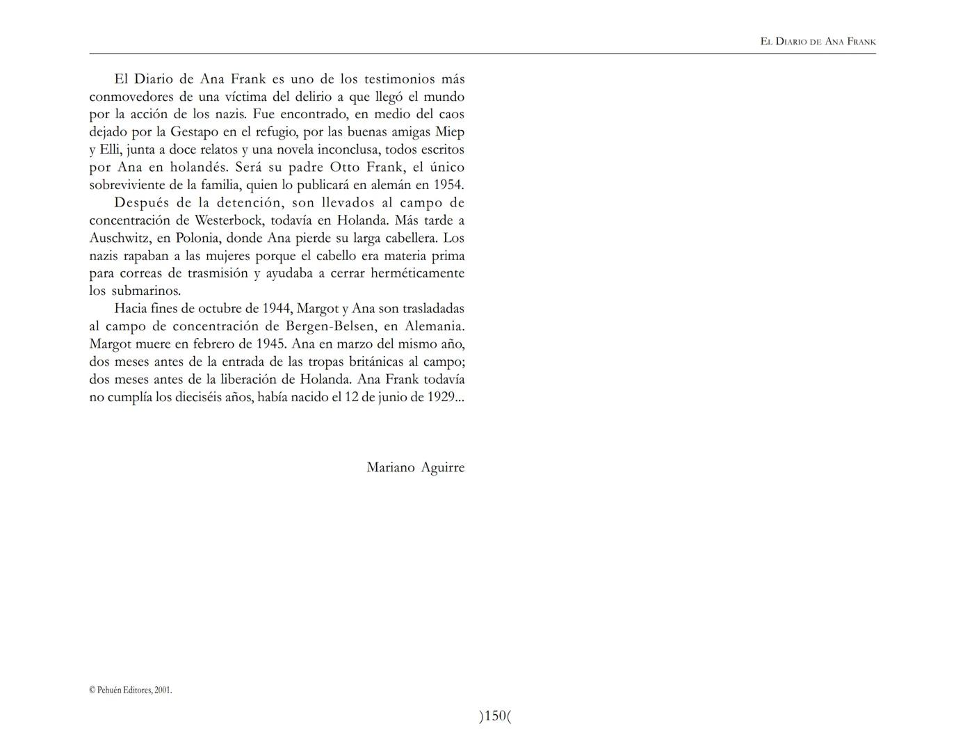 El Diario de
Ana Frank EL DIARIO DE ANA FRANK
NOTA DEL TRADUCTOR
Función de mediar -de intermediar- entre dos mundos, entre
dos universos li