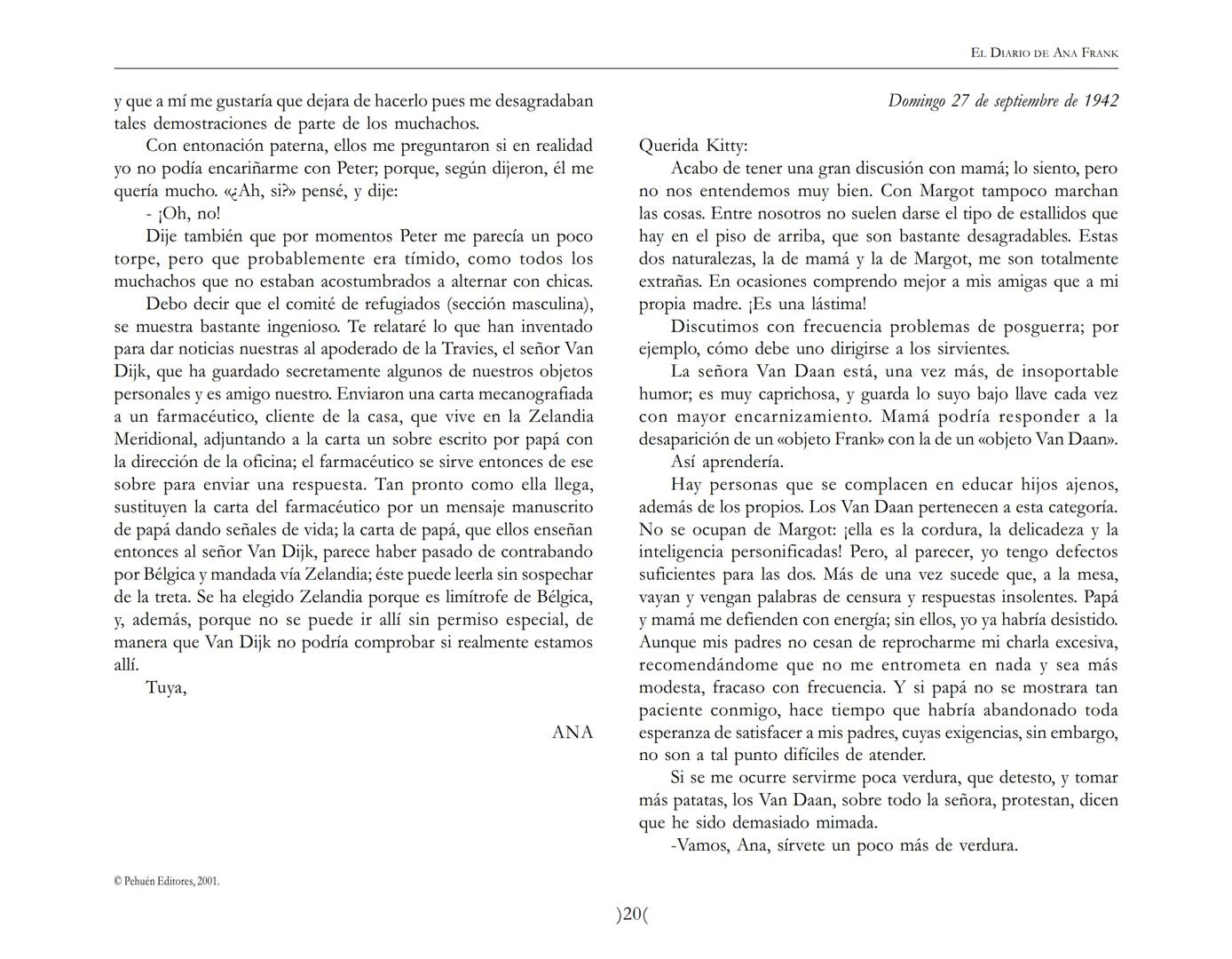 El Diario de
Ana Frank EL DIARIO DE ANA FRANK
NOTA DEL TRADUCTOR
Función de mediar -de intermediar- entre dos mundos, entre
dos universos li